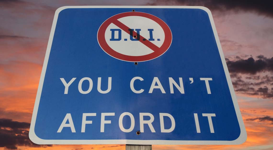 dui cant afford it